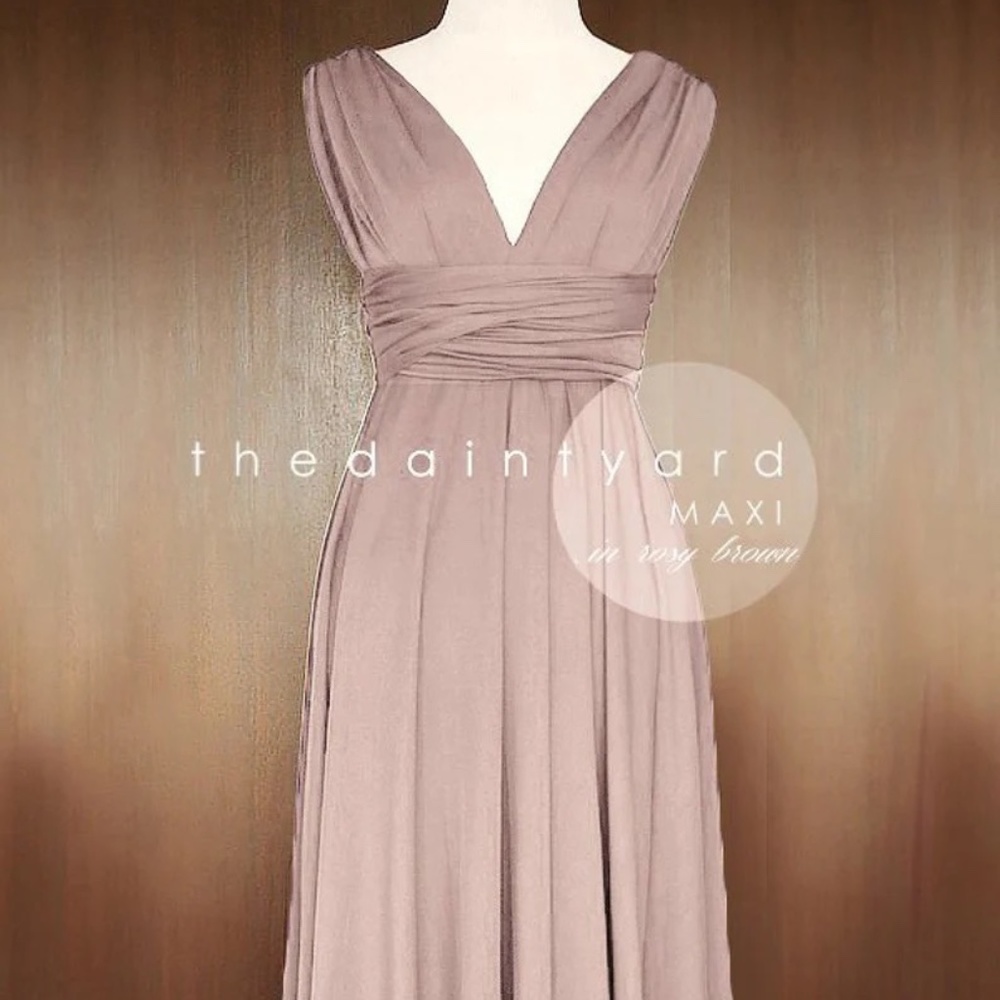 Dusty Rose Convertible Bridesmaid Dress